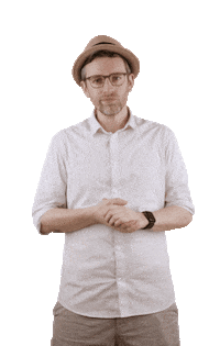 heymo_studio thumbs up top perfect hat Sticker