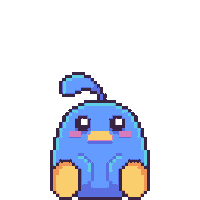 JoysteakStudios yes pixel bird nod Sticker