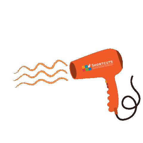 ShortcutsSoftware hair salon hair salon hair dryer Sticker