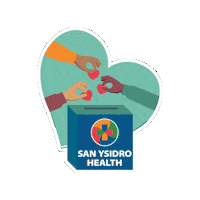 Community Give Back Sticker by San Ysidro Health