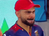 Sad Virat Kohli GIF