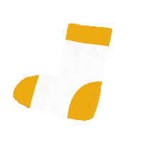 cloudhymns yellow foot funky shoe Sticker