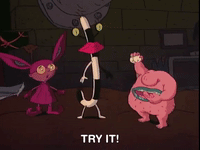 nicksplat aaahh real monster GIF