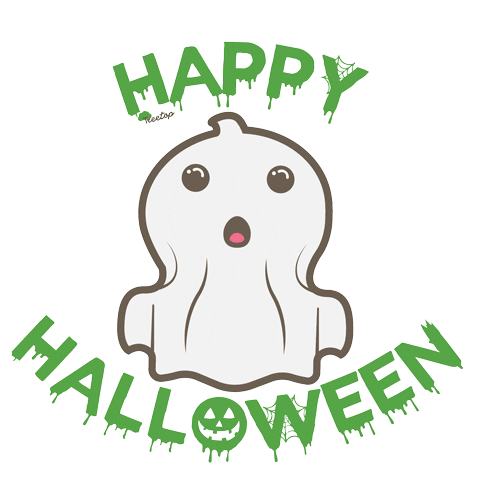 Halloween Ghost Sticker by Life In Treetop