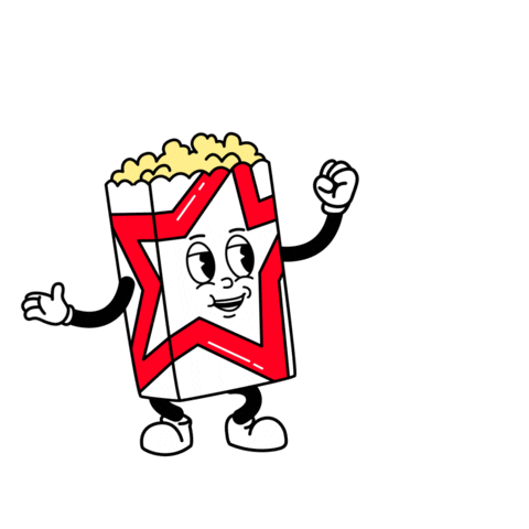 Happy Pop Corn Sticker by Cineworld Cinemas
