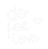 White Line Love Sticker