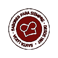 SantaLuciaSabores logo panaderia santa lucia gorro chef Sticker