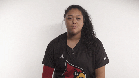 University Of Louisville Softball GIF by Louisville Cardinals