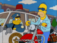 bored homer simpson GIF