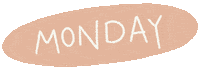 Monday Days Sticker by AllthingsA