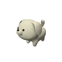 Excited Dog Sticker