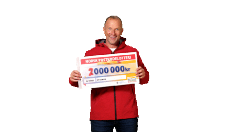 norskpostkodelotteri giphyupload tom jorun vinnere Sticker