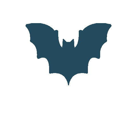 Halloween Bat Sticker by Tate + Zoey