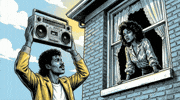 Love Song Flirt GIF by Jukebox Saints