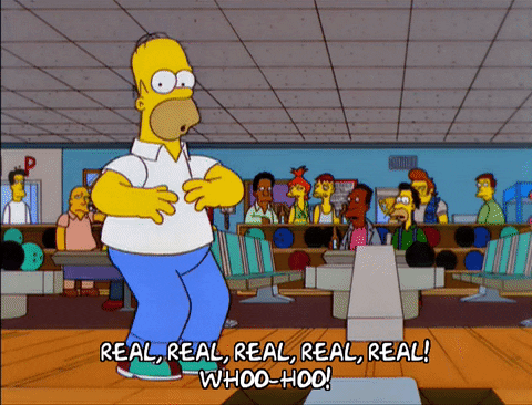 happy homer simpson GIF