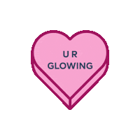 Valentines Day Candy Hearts Sticker by Galderma Aesthetics USA