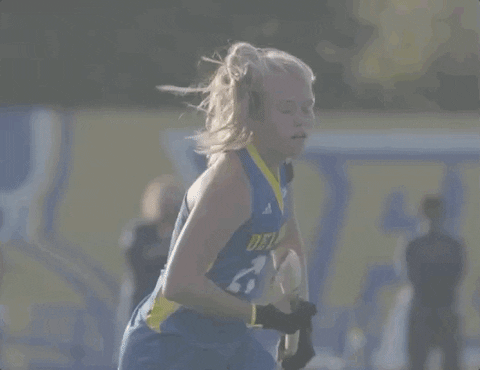 ncaa sports running GIF by Delaware Blue Hens