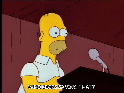 Scared Season 4 GIF by The Simpsons