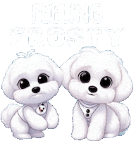 Merry Christmas Dog Sticker by HammyandBrody