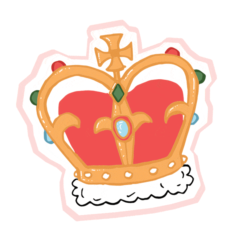 British Queen Sticker by PureWow