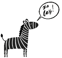 irina_honcharyk wow zebra scrap scrapbooking Sticker