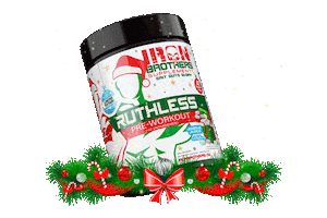 Christmas Sticker by Iron Brothers Supplements