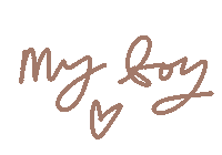 My Love Dog Sticker