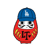 Dodgers Sticker by Go Little Tokyo
