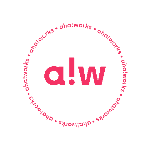 ahaworks moments aha works ahaworks Sticker