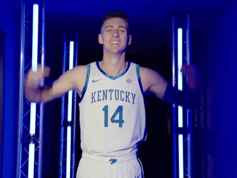 College Basketball GIF by Kentucky Men’s Basketball. #BuiltDifferent