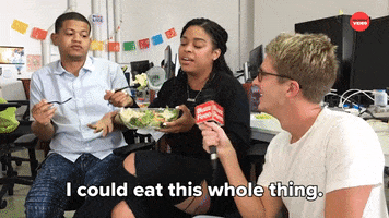 Kim Kardashian Eating GIF by BuzzFeed