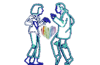 pulp fiction love Sticker by Lungomare Srl