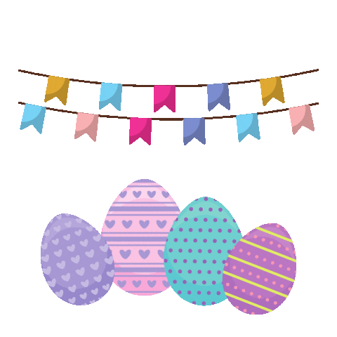 Easter Eggs Flowers Sticker by Gabi DeMartino