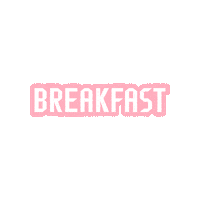 Breakfast Eating Sticker