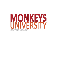Monkeys-University monkey university monkeys monkeysuni Sticker