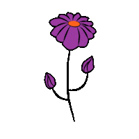 Flower Doodle Sticker by startgmbh