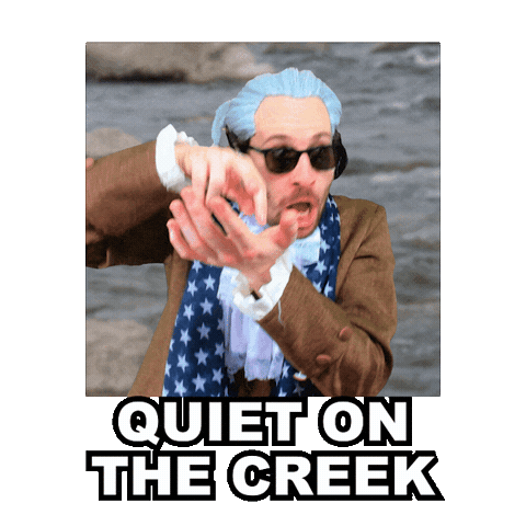 Creek Shut Up Sticker