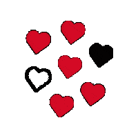 Coeurs Hearts Sticker by Marie Starek Joaillerie