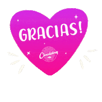 Heart Thank You Sticker by Chocolatory Argentina