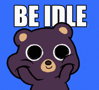 Bored Bear GIF