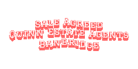 Sale Agreed Quinn Estate Agents Banbridge Sticker by Quinn Estate Agents