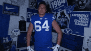 Byu Football Thumbs Up GIF by BYU Cougars