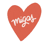 Heart Lettering Sticker