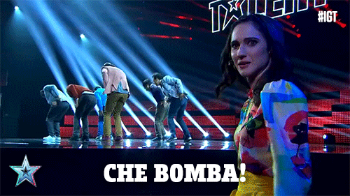 lodovica comello bomba GIF by Italia's Got Talent