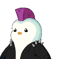 How You Doin Flirt Sticker by Pudgy Penguins