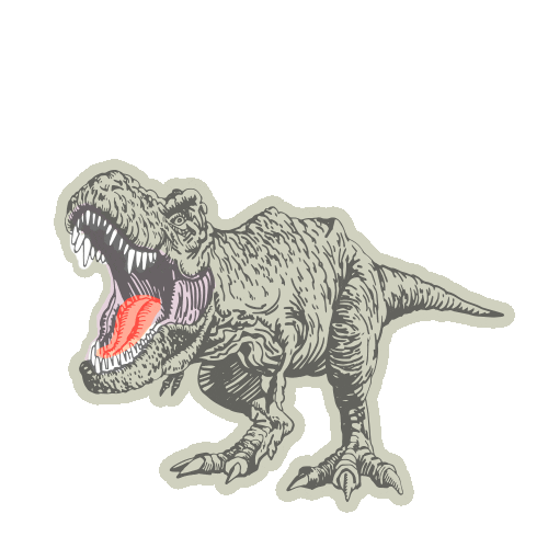Dino Sticker by sgreb