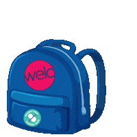 School Backpack Sticker by Welo