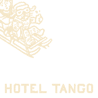 Hot Chocolate Cat Sticker by Hotel Tango Distillery