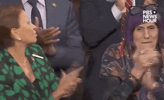 Joe Biden Clap GIF by PBS NewsHour