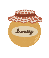 Winnie The Pooh Honey Sticker